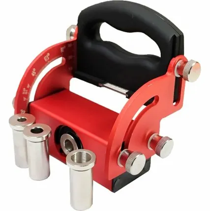 Фото №0 Кондуктор для сверления под разными углами (0 - 90) стальной со сменными насадками: 6 / 8 / 10