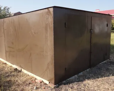 фото Гараж из профнастила изготовление +монтаж