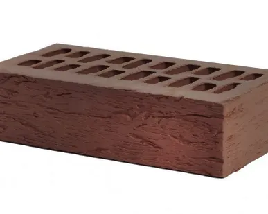 фото Кирпич рядовой керамический «Шоколад» «Амстердам Фактурный» пустотелый одинарный