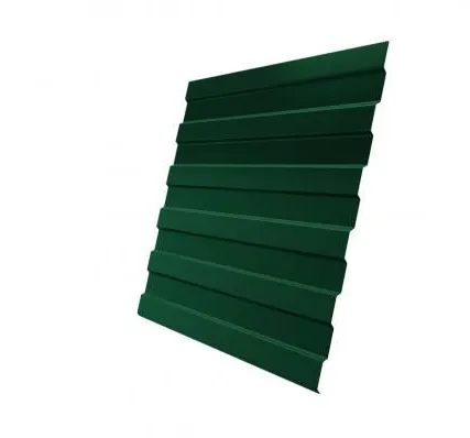 Фото №0 Профнастил С8А 0,45 PE-Double с пленкой RAL 6005 зеленый мох