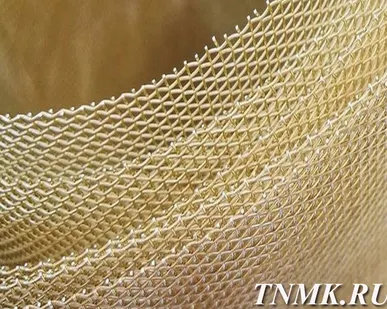 фото Сетка латунная ГОСТ 6613-86 полутомпаковая ячейка 071мм d=05мм