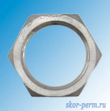 Фото №2 Контргайка Ду32 из нержавеющей стали