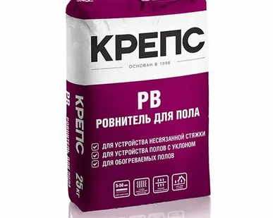 фото Пол КРЕПС РВ ровнитель / 25кг,М300, от 5-50мм/56 меш.