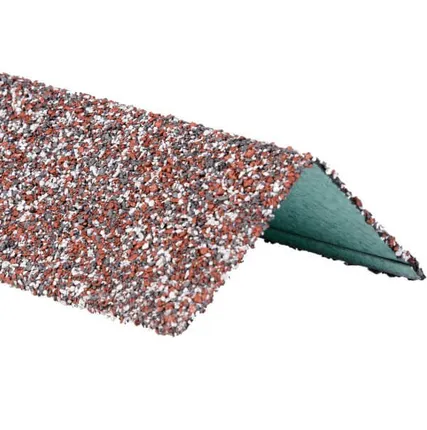 Фото №0 Фасадная плитка Hauberk уголок металлический внешний мраморный 50*50*1250мм