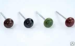 фото Гвозди с крашенной шляпкой (красный, коричневый, зеленый)