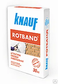 фото Штукатурка гипсовая Knauf Rotband 30 кг 3