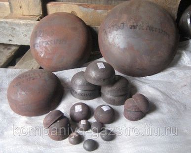 фото Заглушки эллиптические Ду89х4 Ст09Г2С