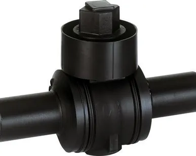 фото Шаровой кран полиэтиленовый ПЭ 100 SDR11, диаметр 040 мм