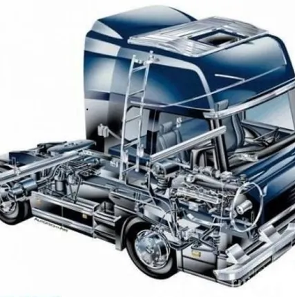 Фото №0 Палец рессоры 38х168/М34х4 Volvo FH12/16 перед 030.130 Sampa Volvo