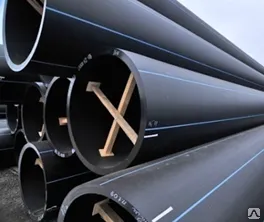 фото Труба водопроводная напорная ПЭ100 SDR26 PN 6,3, ду400мм, толщ.15,3мм