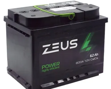фото Аккумулятор ZEUS POWER 62 Ач о.п.