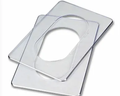 фото Накладка декоративная для выключателя 130х130 прозрачная Витебск