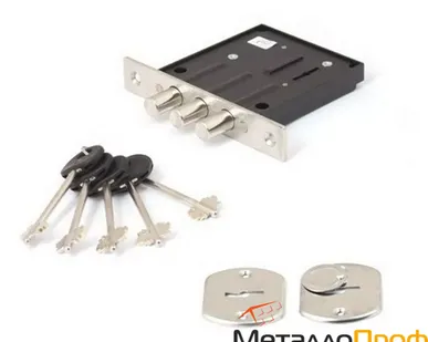 фото Замок врезной сувальдный 3В8 802.0.0 (5 ключей)
