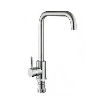 Фото №0 смеситель для кухни LUCKY TAP нержавейка без подводки