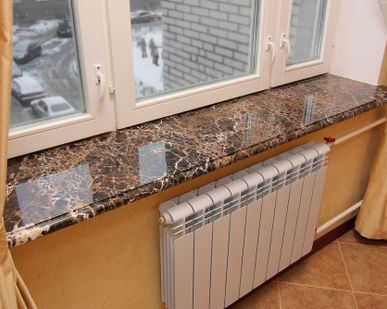 фото Подоконники из натурального камня