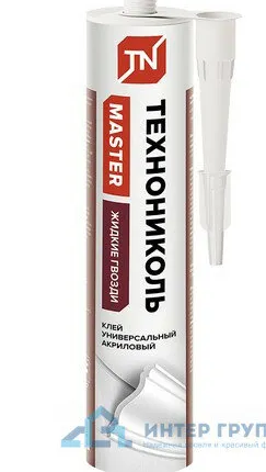 Фото №0 Клей ТЕХНОНИКОЛЬ универсальный акриловый 310 мл/шт