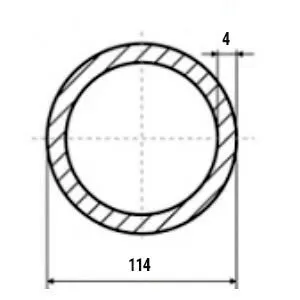 Фото №0 Труба электросварная 114х4.0