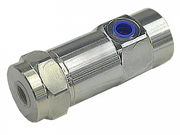 фото V0202_VBPSL 3/8"_VBPS02 - Гидрозамок трубного монтажа, присоед. G3/8", упр. G1/4", 35л/мин., 0,5-350бар, 1:4,4 обр