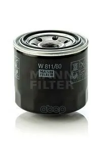 фото W81180 MANN-FILTER Фильтр маслян. Hyundai/Mazda MANN-FILTER арт. W81180