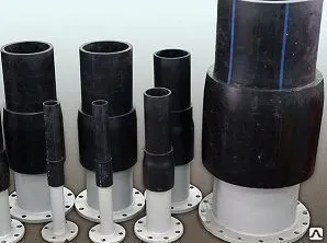 фото Соединение неразъемное ПЭ-сталь для напорных труб 160х159 ПЭ100