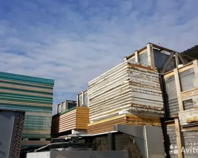 фото Сэндвич панели пенополистерол 80 мм, 2,22 м