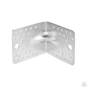 фото Усиленный крепежный угол зубр мастер 90х105х105 мм, 20 шт. 310115-90-105