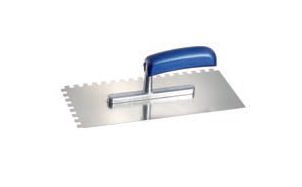 фото Кельма Maurerfreund Finishing Trowel с зубцами 10*10, мягкая ручка