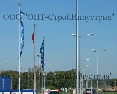 фото Многогранные стальные опоры ЛЭП НФГ-8 (многогранная опора ОГК-8)