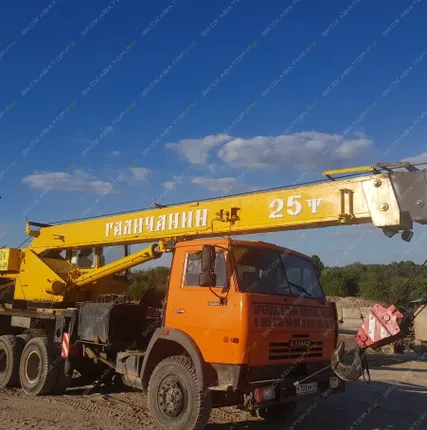 Фото №0 Аренда автокрана (автомобильного крана) Галичанин KC-55713-1 шасси КамАЗ-65115 (6 х 4), Звенигород