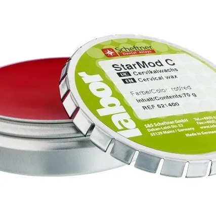 Фото №0 Воск пришеечный цервикальный красный, Star Mod C, 70 гр. Scheftner
