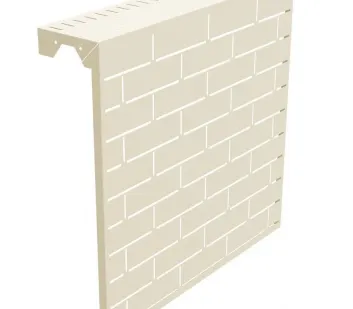 фото Экран для радиатора 610х630х150, цвет Слоновая кость (RAL 1015)