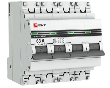 фото Выключатель нагрузки 4п 63А ВН-63 PROxima EKF SL63-4-63-pro