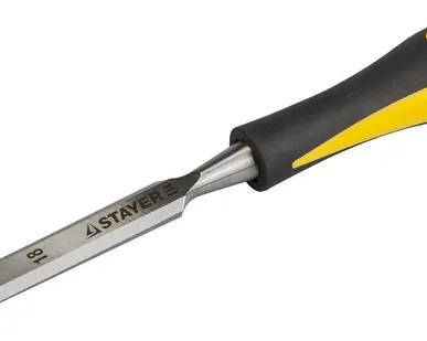 фото Стамеска с двухкомпонентной ручкой, 18мм, STAYER Profi 18205-18