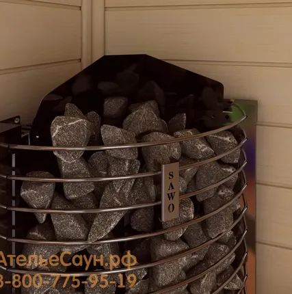 Фото №1 Электрическая печь Sawo Tower TH3 60 NB CNR (с пультом, угловая)