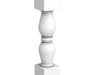 фото Балясина из стеклофибробетона (ШхГхВ) БЛ-7 150х150х660