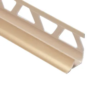 фото Раскладка под плитку Идеал внутренняя Металлик золотистый/ 082 8 мм 2,5 м Вп8 082/МЕТ ЗЛТ