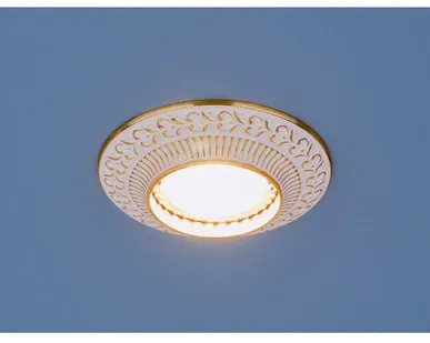 фото Светильник точечный 4103 MR16 WH/GD белый/золото
