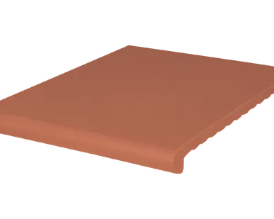 фото Ступень венецианская 330x245x14 (гладкая / рифленая) Рубиновый красный (01)