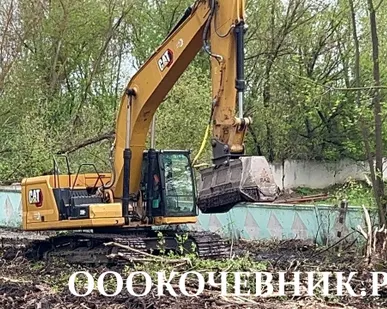 фото Расчистка территорий от деревьев, кустарников и корней