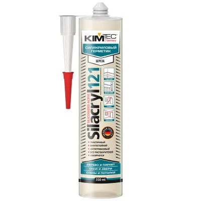 Фото №0 KIM TEC Герметик Silacryl 121 береза 310мл (02-04-70)