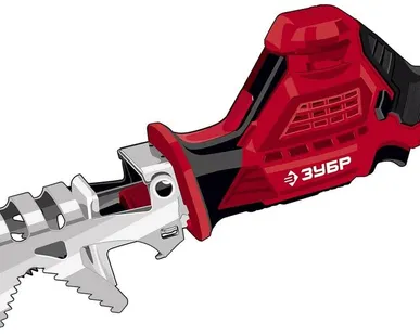 фото ЗУБР 12В, без АКБ, в коробке, пила сабельная. СПЛ-125 (арт. СПЛ-125)