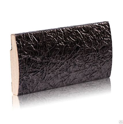 Фото №0 Декоративный кожаный профиль Foil, сталь