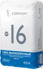 фото Гипс строительный Г-16 Форман
