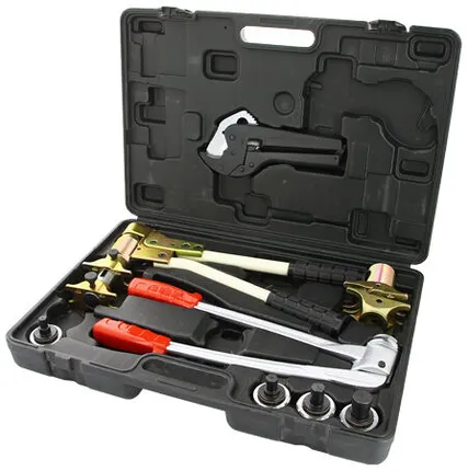 Фото №0 Комплект ручного инструмента для монтажа аксиальных фитингов UNI-FITT для труб PEX из сшитого полиэтилена