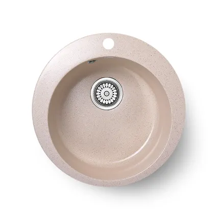 Фото №0 Мойка ГЛЯНЦЕВАЯ КВАРЦ 495LL -9 МОЛОЧНО РОЗОВЫЙ