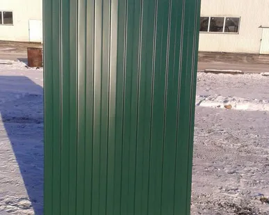 фото Профнастил С8 для забора 0,35 мм, 2 м, RAL6005 зеленый мох