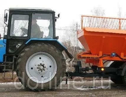 Фото №0 Пескоразбрасыватель для МТЗ 82 прицепной 3,6 м3