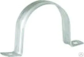 Фото №0 Скоба металлическая 2-х лапковая с внутренним d 31-32 мм