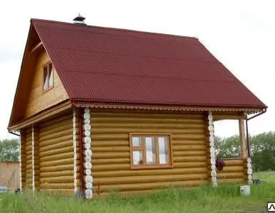 фото Ондулин - кровельный лист, Размеры: 950х2000мм, цвет красный + 20 гвоздей.