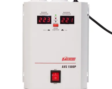 фото Однофазный стабилизатор POWERMAN AVS 1500P